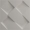 Ekena Millwork 19 5/8in. W x 19 5/8in. H Bradley EnduraWall Decorative 3D Wall Panel Covers 2.67 Sq. Ft. WP20X20BYGCG - alternate 4